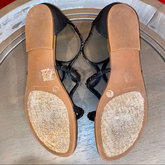 SOLD Gianni Bini Black Rhinestone Sandals - Picture 6 of 6